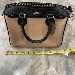 Tricolored Authentic Coach Purse